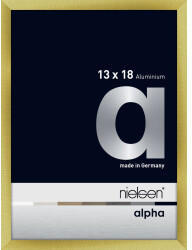 Nielsen Alpha 13x18 brushed gold