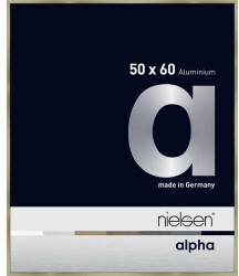 Nielsen Alpha 50x60 geb&uuml;rsteter edelstahl
