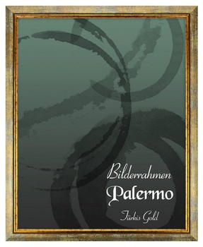 Homedeco-24 Palermo 50x70 t&uuml;rkis/gold