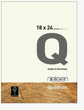 Nielsen Holz-Wechselrahmen Quadrum 18x24 cm weiß deckend (6534021)