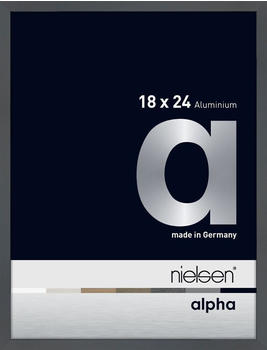 Nielsen Aluminium Alpha 18x24 cm dunkelgrau glanz (1634020)