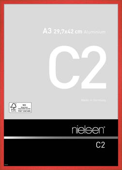 Nielsen Alurahmen C2 29,7x42 cm tornado rot (62373)