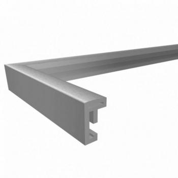walther design Bilderrahmen grau 18 x 24 cm New Lifestyle Kunststoffrahmen KV824T