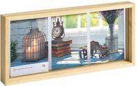 Rustic Galerier., 3 X 10x15 Cm, Natur