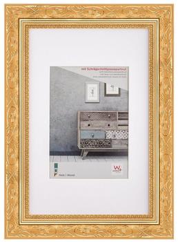 walther design Bilderrahmen Barock Holzrahmen, 20x30 cm, gold, CR030G