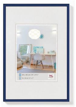 walther design Bilderrahmen türkis 21 x 29,7 cm (DIN A4) New Lifestyle Kunststoffrahmen KV130U