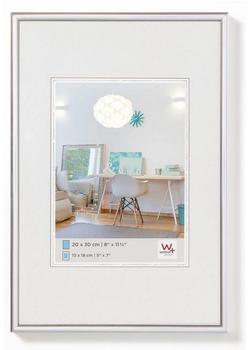 walther design Bilderrahmen grau 30 x 40 cm New Lifestyle Kunststoffrahmen KV040T