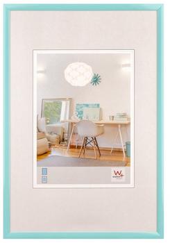 walther design Bilderrahmen türkis 10 x 15 cm New Lifestyle Kunststoffrahmen KV015U