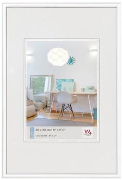 walther design Bilderrahmen weiss 50 x 60 cm mit Kunstglas, New Lifestyle Kunststoffrahmen KVX060W