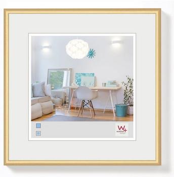walther design Bilderrahmen gold 13 x 13 cm New Lifestyle Kunststoffrahmen KV313G