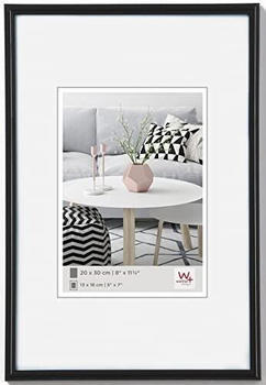 walther design Bilderrahmen schwarz 40 x 100 cm Galeria Kunststoffrahmen KB400H