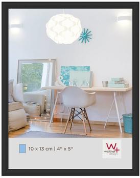 walther design Bilderrahmen schwarz 10 x 13 cm New Lifestyle Kunststoffrahmen KV113B
