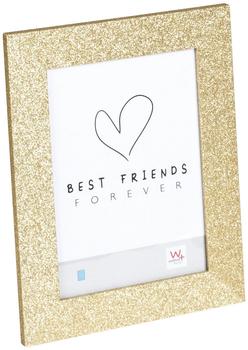 walther design Bilderrahmen gold 15 x 20 cm glitzernde Oberfläche, Twinkle Portraitrahmen IT520G