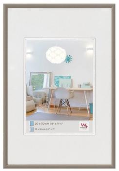 walther design Bilderrahmen stahl 50 x 60 cm mit Kunstglas, New Lifestyle Kunststoffrahmen KVX060D