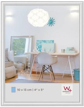 walther design Bilderrahmen silber 10 x 13 cm New Lifestyle Kunststoffrahmen KV113S