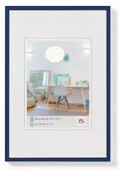 walther design Bilderrahmen t&uuml;rkis 18 x 24 cm New Lifestyle Kunststoffrahmen KV824U