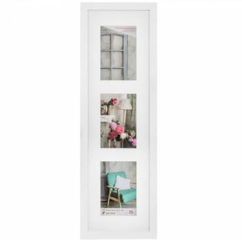 walther design Bilderrahmen weiss 3X 10x15 cm Galerie Stockholm Holzrahmen EA315W
