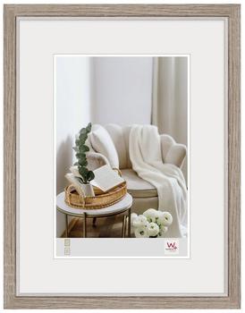 walther design Bilderrahmen 40x50 cm grau, Hygge Holzrahmen, NC050D
