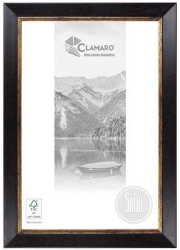 Clamaro Bilderrahmen 'SOFIA' Shabby Chic DUNKELBRAUN Größe:140x70