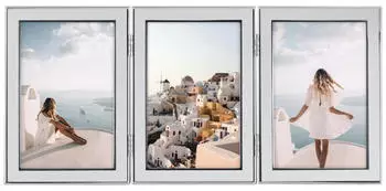 Hama Porträtrahmen Santorini 3er Set in Silber