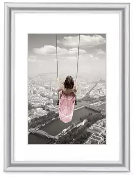 Hama Kunststoffrahmen Swing 40x50cm silber