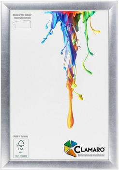 Clamaro Silber 53G Neo Collage nach Maß modern Holz 98x38
