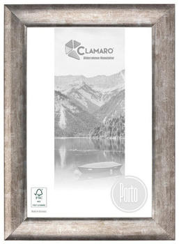 Clamaro Antik Massivholz PORTO Vintage silber Antik 16x12