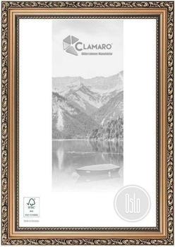 Clamaro Bilderrahmen Antik Massivholz OSLO bronze 29x21