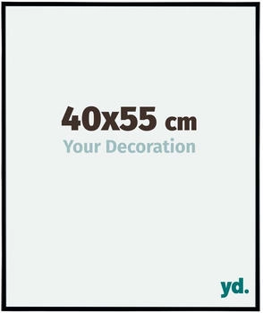 Your Decoration Fotorahmen 40x55 cm, Schwarz Matt, Kunststoff, Evry