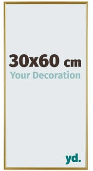 Your Decoration Fotorahmen 30x60 cm, Gold, Kunststoff, Evry