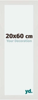 Your Decoration Fotorahmen 20x60 cm, Weiß Matt, MDF, Mura
