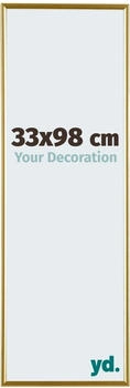 Your Decoration Fotorahmen 33x98 cm, Gold, Kunststoff, Evry