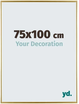 Your Decoration Fotorahmen 75x100 cm, Gold, Kunststoff, Evry