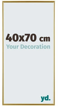 Your Decoration Fotorahmen 40x70 cm, Gold, Kunststoff, Evry