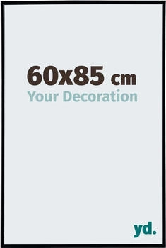 Your Decoration Fotorahmen 60x85 cm, Schwarz Hochglanz, Kunststoff, Evry