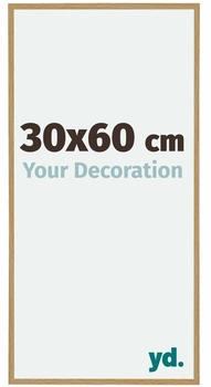Your Decoration Fotorahmen 30x60 cm, Buche Hell, Kunststoff, Evry