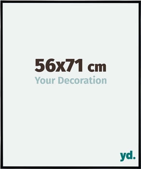 Your Decoration Fotorahmen 56x71 cm, Schwarz Matt, Kunststoff, Evry
