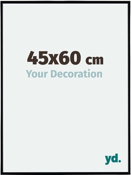 Your Decoration Fotorahmen 45x60 cm, Schwarz Matt, Kunststoff, Evry