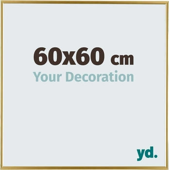 Your Decoration Fotorahmen 60x60 cm, Gold, Kunststoff, Evry