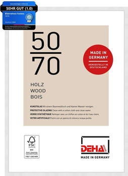 Deha Design Holz Fontana 50x70 cm Weiß