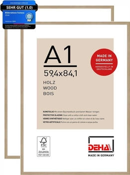 Deha Design Fontana (2er Set) A1 59,4x84,1 cm Holz Eiche
