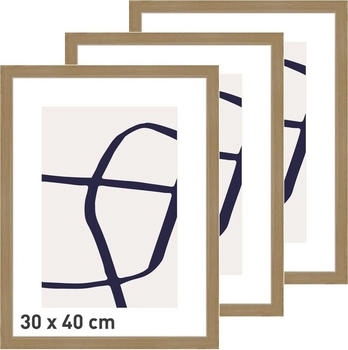 Nielsen Holz Velino Eiche 30 x 40 cm (3er Set)
