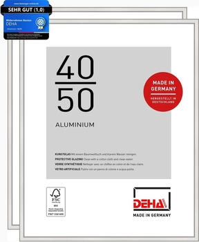 Deha Design Boston (2er Set) 40x50 cm Aluminium Silber