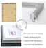Deha Design Aluminium Tribeca 70x100 cm Struktur Silber Matt