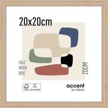 Nielsen Holz Zoom 20x20 cm Natur