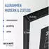 Nielsen Aluminium Accent Premium 70x100 cm Schwarz Matt
