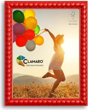 Clamaro Rot Bubble nach Maß Holz 20mm Größe:90x80