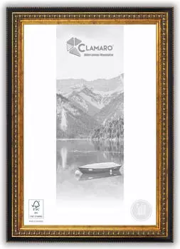 Clamaro Antik Massivholz 'SPLIT' Shabby Chic Vintage Barock Gold Größe:40x20