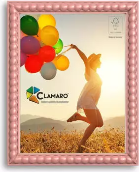 Clamaro Rosa Bubble nach Maß Holz 20mm Größe:80x35