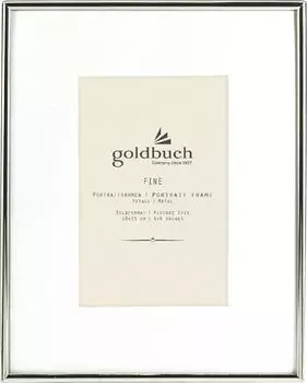 Goldbuch Portraitrahmen aus Metall FINE 10x15 cm